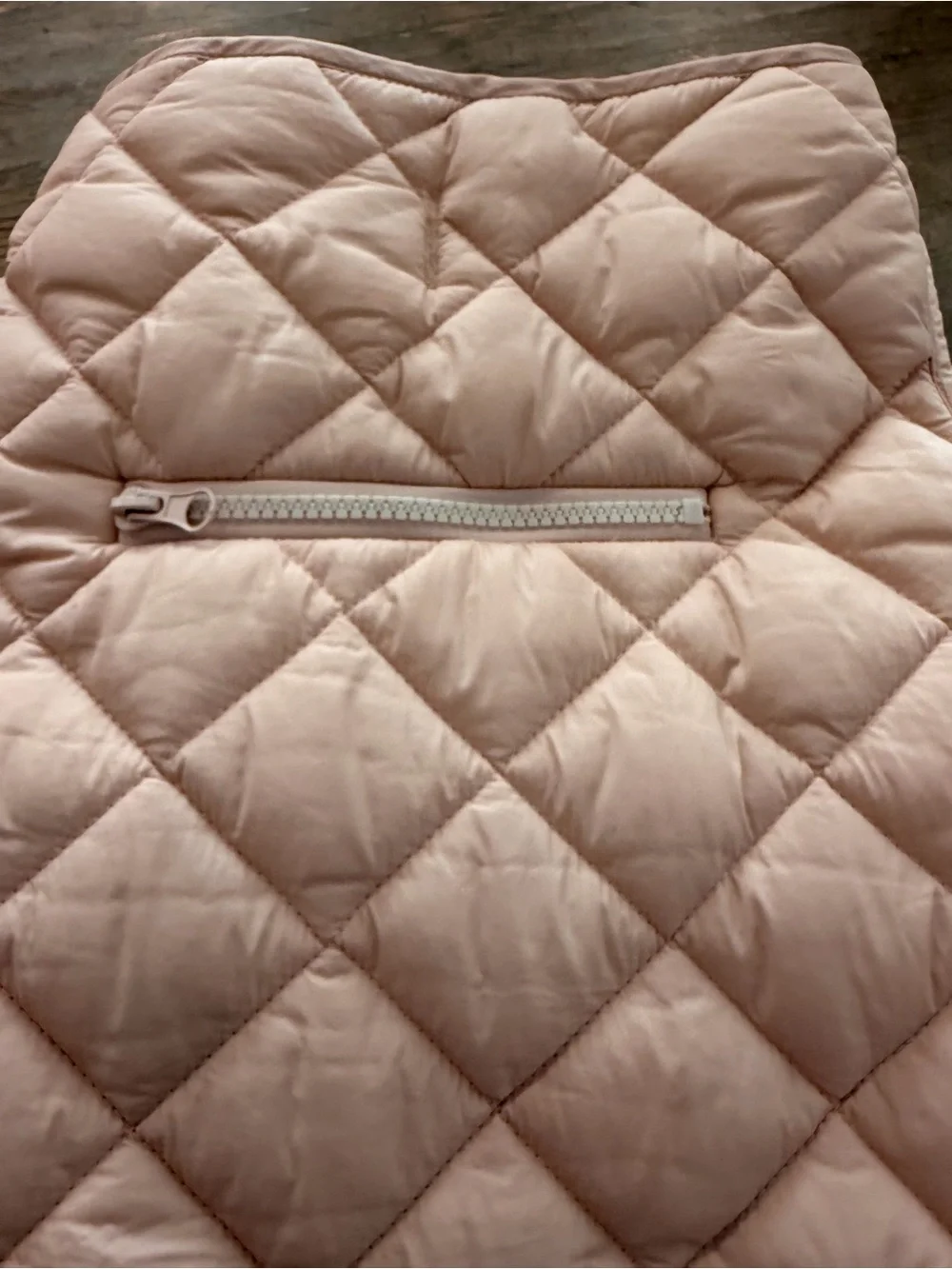 Maxbone Arabella Puffer Vest Blush/Pearl Pink – Size L